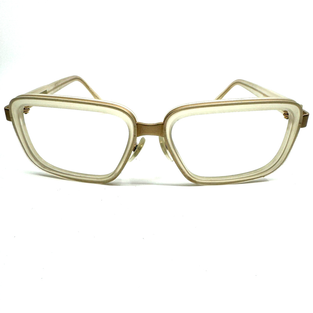 Claire Goldsmith Eyeglasses Frame Womens Tan Brown Ferris Frost 52-15-140 H9962